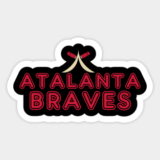 atlanta braves baseball Sticker